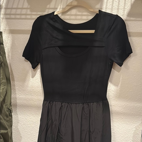 Black Women's Dress, very comfortable casual summer dress - Picture 5 of 6